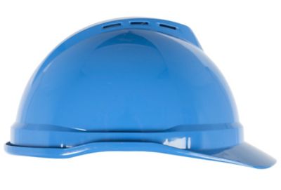 HAT HARD BLUE VENTED WITH FASTRAC SUSPENSION - Hard Hats